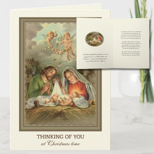 Christmas Sympathy Thinking of You Remembrance Holiday Card
