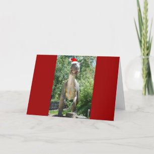 Christmas T-Rex Holiday Card