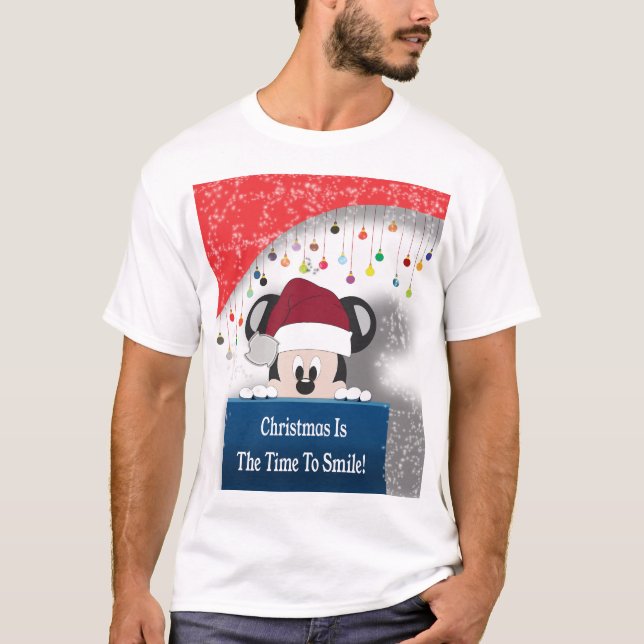 Christmas T-Shirt – Christmas Is The Time to Smile (Front)