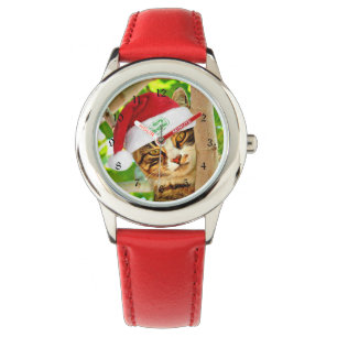 Christmas Tabby, Cat in a Tree. Watch