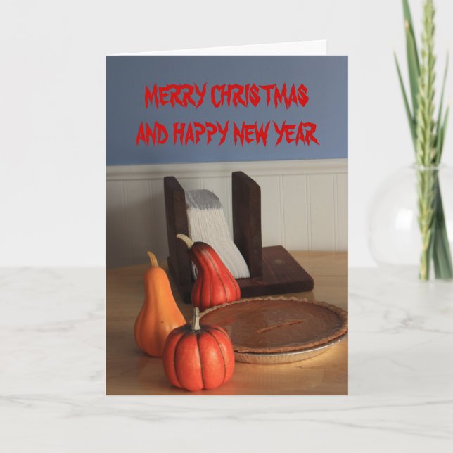 CHRISTMAS TABLE CHRISTMAS Card (Front)
