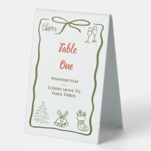 Christmas Table One Bunco