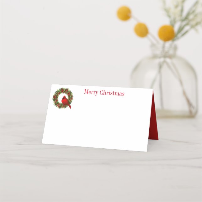 Christmas Table Place Cards (Front)