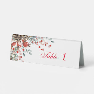 Christmas table tent sign