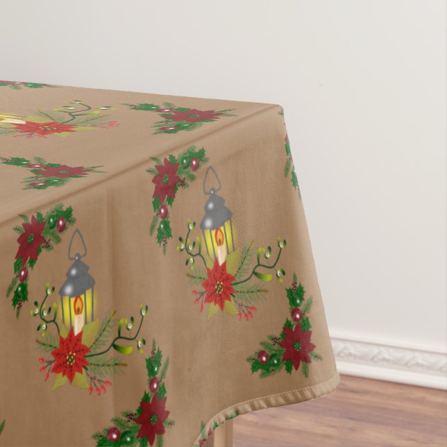 Christmas Tablecloth, Christmas Candle Tablecloth (In Situ)