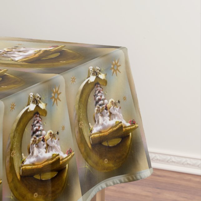 Christmas Tablecloth, Merry Christmas Tablecloth (In Situ)