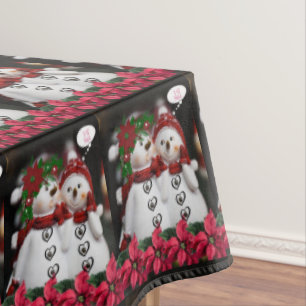 Christmas Tablecloth, Snowman Tablecloth