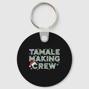 Christmas Tamale Making Crew Mexican Food Family M Key Ring