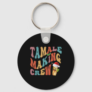 Christmas Tamale Making Crew Mexican Food Family M Key Ring