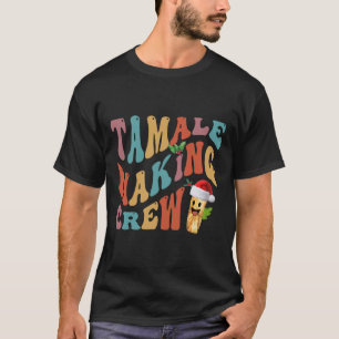Christmas Tamale Making Crew Mexican Food Family M T-Shirt
