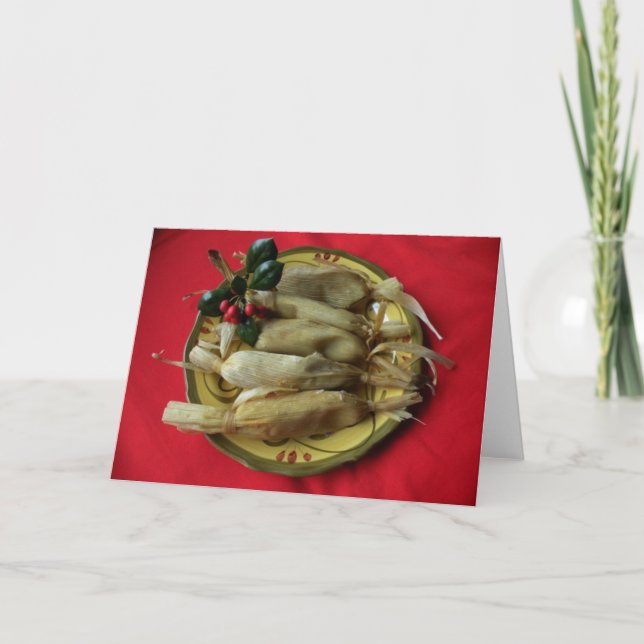 Christmas Tamales Holiday Card (Front)