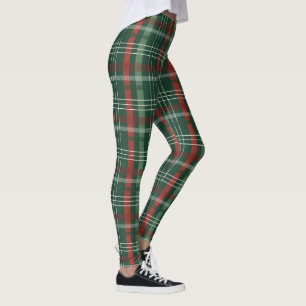 Christmas Tartan Plaid Leggings – Festive Women’s