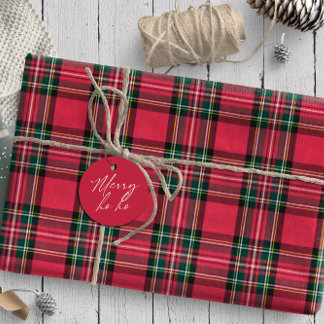 Christmas Tartan Red/Green ID768 Wrapping Paper
