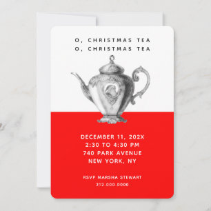 Christmas Tea invitations