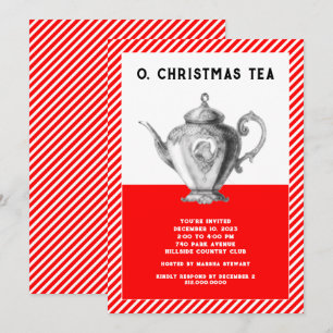 Christmas Tea Party Invitation