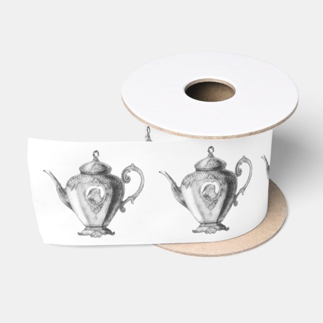 Christmas Tea Satin Ribbon (Spool)