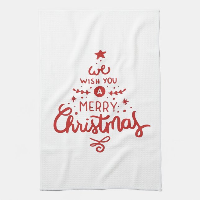 Christmas  tea towel (Vertical)