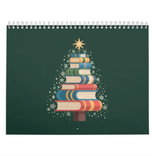 Christmas Teacher Books Tree Xmas Reading Holiday Calendar
