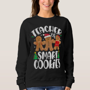 Christmas Teacher Cute Gingerbread Cookies 1 Sweatshirt