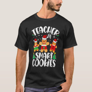 Christmas Teacher Cute Gingerbread Cookies T-Shirt