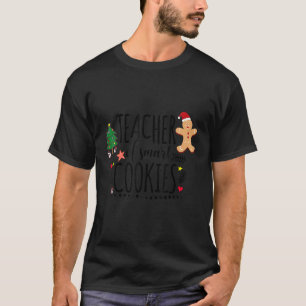 Christmas Teacher Of Smart Cookies Cute Gingerbrea T-Shirt