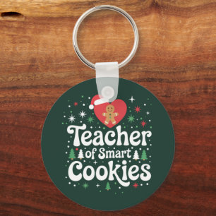 Christmas Teacher Of Smart Cookies Key Ring