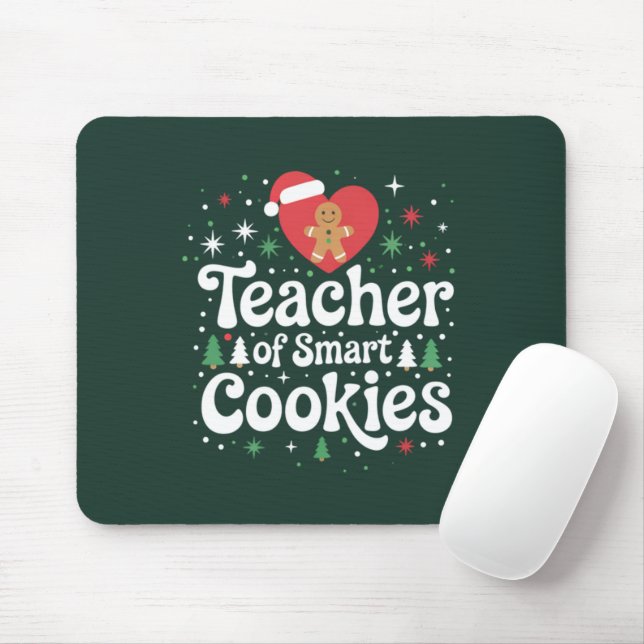 Christmas Teacher Of Smart Cookies  Mouse Pad (With Mouse)