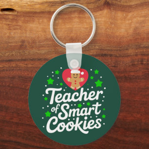 Christmas Teacher Of Smart Cookies Teacher Life Key Ring