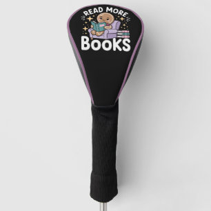 Christmas Teacher Read More Books Funny  Golf Head Cover