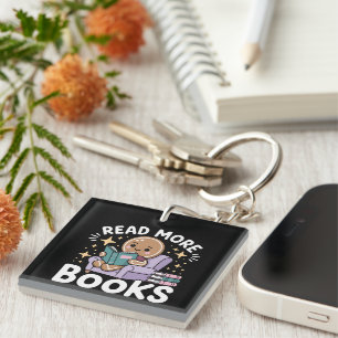 Christmas Teacher Read More Books Funny Key Ring