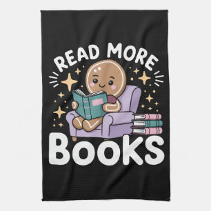 Christmas Teacher Read More Books Funny Tea Towel