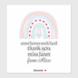 Christmas Teacher Thank You personalised Hero Gift