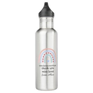 Christmas Teacher Thank You personalised Hero Gift 710 Ml Water Bottle