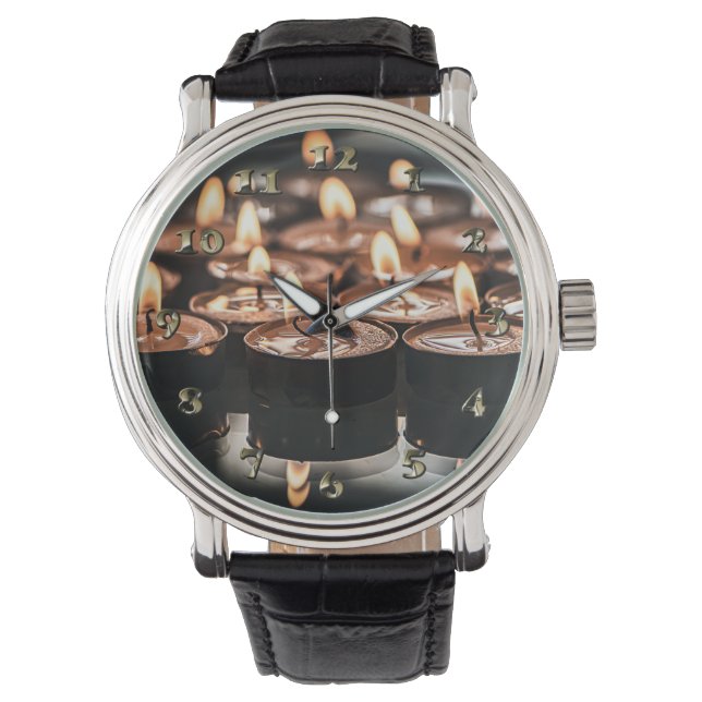 Christmas Tealight Candlelight Watch (Front)