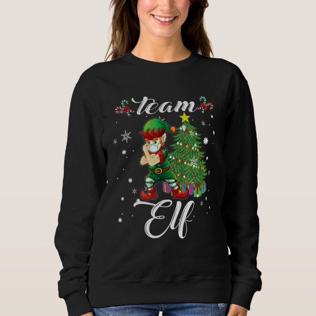 Christmas  Team Elf Sweatshirt (Front)