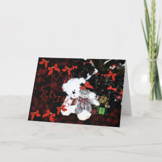 Christmas Teddies Holiday Card