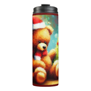 Christmas Teddy Bear 1 Thermal Tumbler
