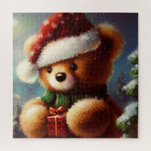Christmas Teddy Bear (2) Jigsaw Puzzle