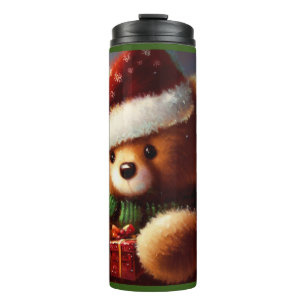 Christmas Teddy Bear 2 Thermal Tumbler