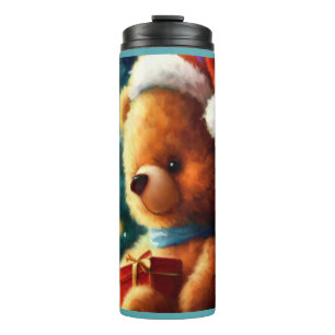 Christmas Teddy Bear 3 Thermal Tumbler