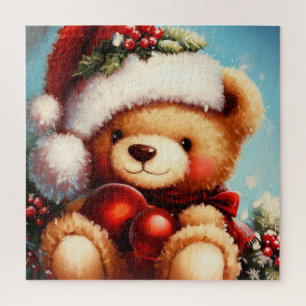 Christmas Teddy Bear (4) Jigsaw Puzzle