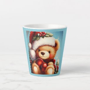 Christmas Teddy Bear 4 Latte Mug