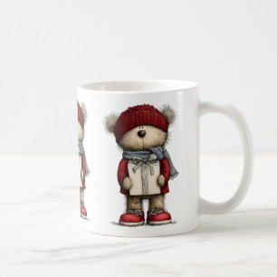 Christmas Teddy Bear Coffee Mug