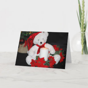 Christmas Teddy Bear Greeting Card