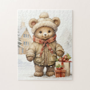 Christmas Teddy Bear Puzzle