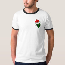 Christmas tee-shirt with black edge