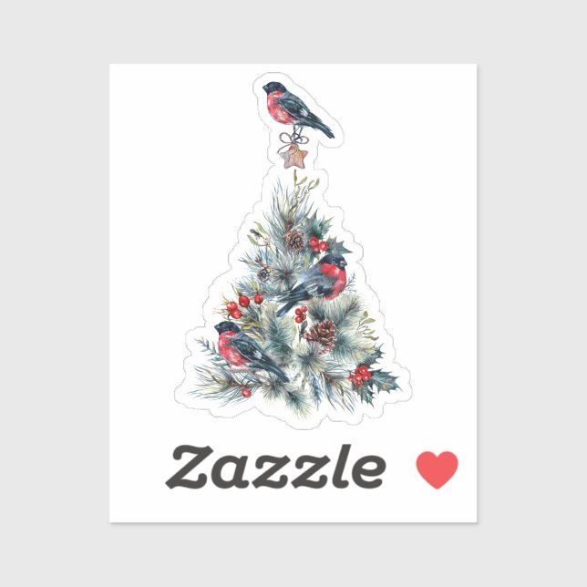 Christmas Tee with Red Robin (Sheet)