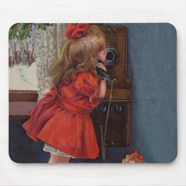 Christmas telephone mouse pad (Front)