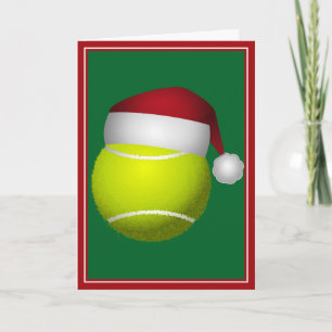 Christmas Tennis Ball Holiday Card
