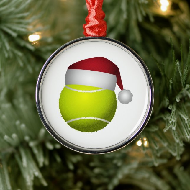 Christmas Tennis Ball Metal Tree Decoration (Tree)